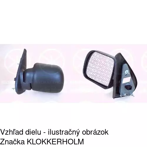 Vonkajšie zrkadlo 6060514E /POLCAR/ - obr. 1