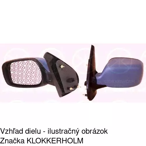 Vonkajšie zrkadlo 6061515M /POLCAR/ - obr. 2