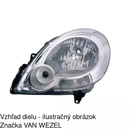 Hlavný reflektor 606209-E /POLCAR/ - obr. 4