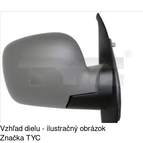 Vonkajšie zrkadlo 6062525M /POLCAR/ - obr. 3