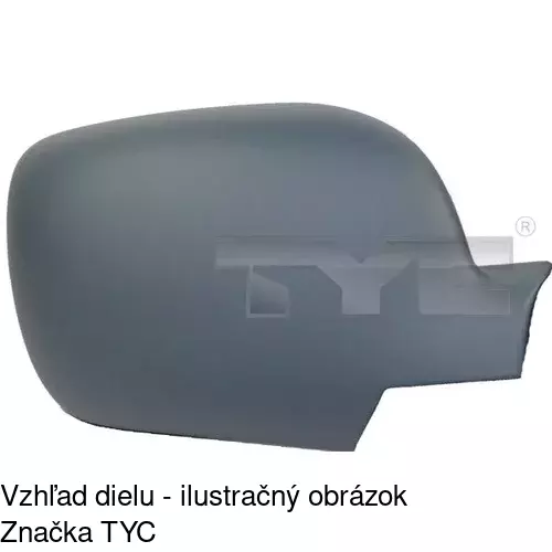 Vonkajšie zrkadlo 6062526E /POLCAR/ - obr. 5
