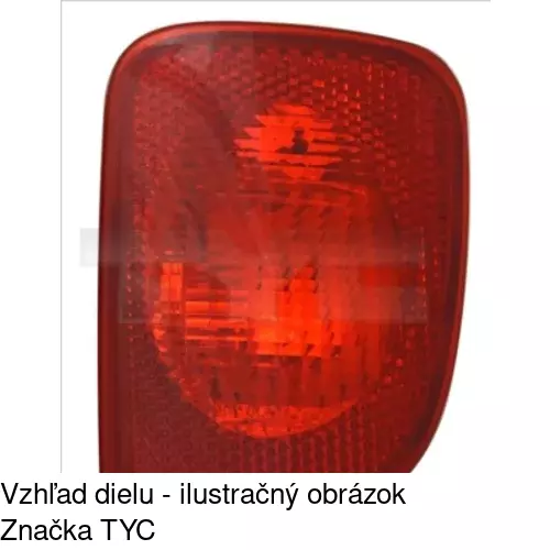 Záslepka hmlovky POLCAR 606298-V