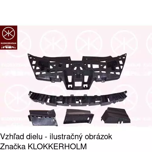 Predný nárazník 606407-J /POLCAR/ - obr. 2