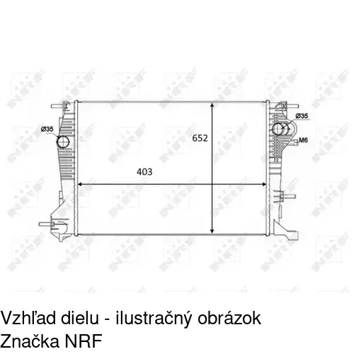 Chladiče vody 607308A1 /POLCAR/ - obr. 1