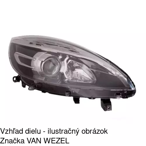 Hlavný reflektor 6073105E /POLCAR/ - obr. 5