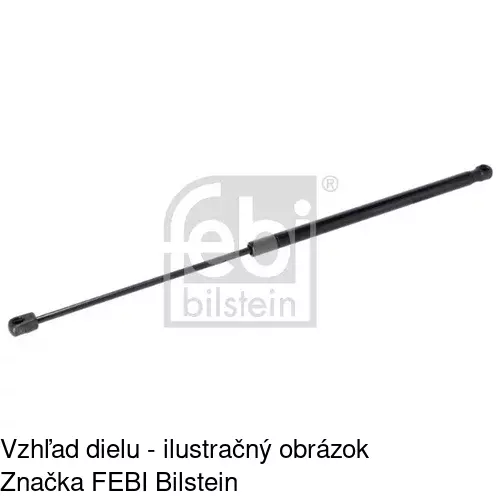 Plynová pružina 6080AB /POLCAR/ - obr. 1