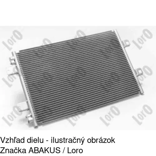 Chladiče klimatizácie 6096K8C1 /POLCAR/ - obr. 1
