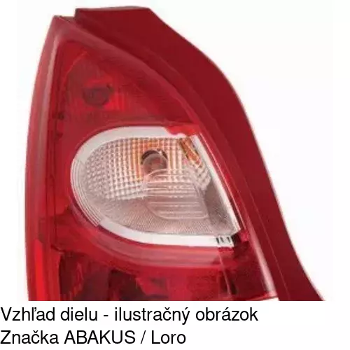 Zadné svetlo POLCAR 60A187-H