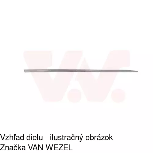 Lišta dverí POLCAR 60B100321
