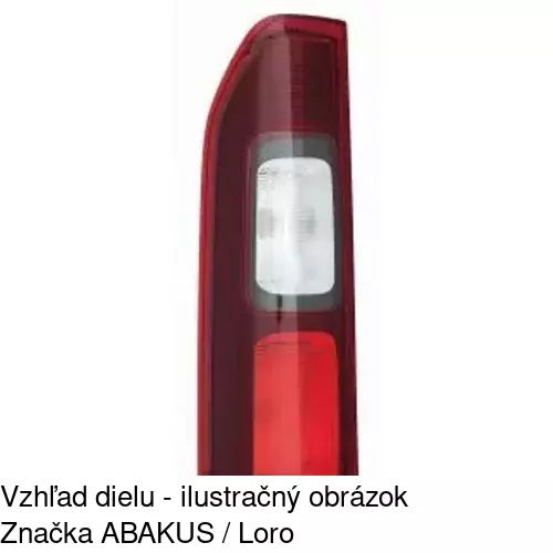 Zadné svetlo 60N287-V /POLCAR/ - obr. 3