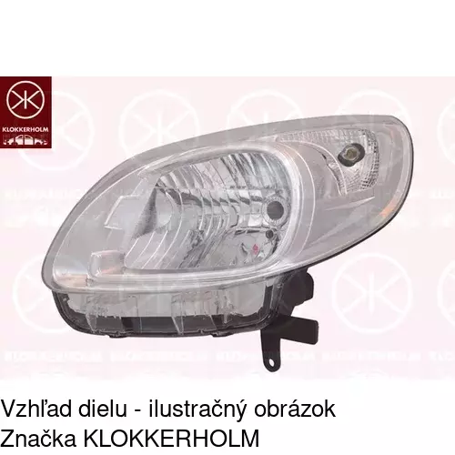 Hlavný reflektor 60U109-E /POLCAR/ - obr. 2