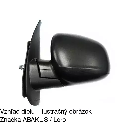 Vonkajšie zrkadlo 60U1513M /POLCAR/ - obr. 2