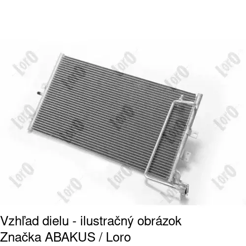 Chladiče klimatizácie 6523K8C1 /POLCAR/ - obr. 2