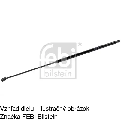 Plynová pružina 6530AS /POLCAR/ - obr. 3