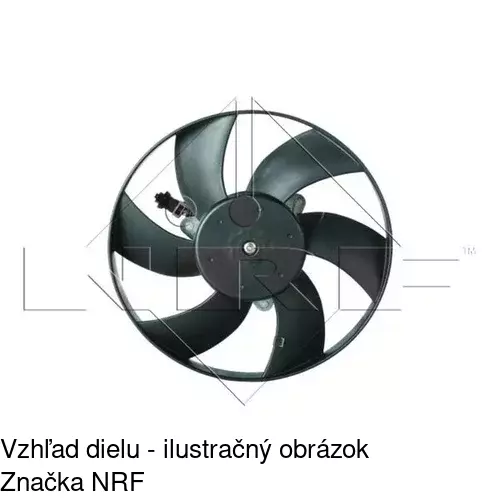 Ventilátor bez krytu / podpery 671423U6 /POLCAR/ - obr. 4