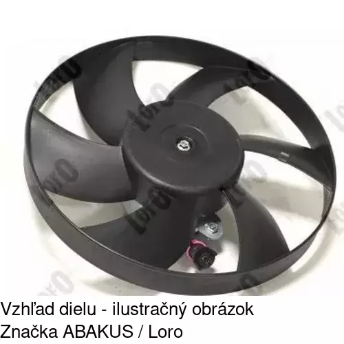 Ventilátor bez krytu / podpery 671423U6 /POLCAR/ - obr. 5