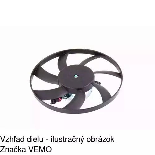 Ventilátor bez krytu / podpery 671423U7 /POLCAR/ - obr. 1