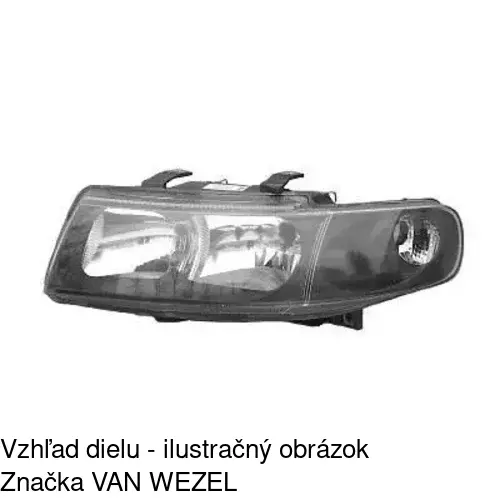 Hlavný reflektor 672210-E /POLCAR/ - obr. 4
