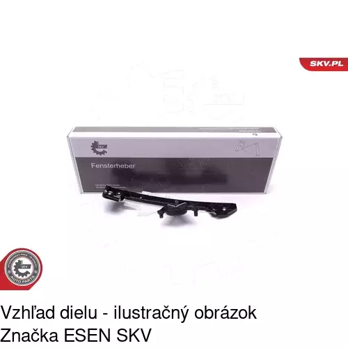 Mechanizmus sťahovania okna elektrický bez motora 6722PSG3 /POLCAR/ - obr. 5