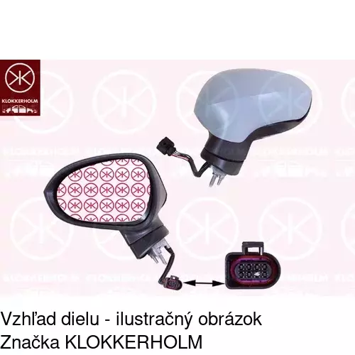 Vonkajšie zrkadlo 67265292M /POLCAR/ - obr. 1