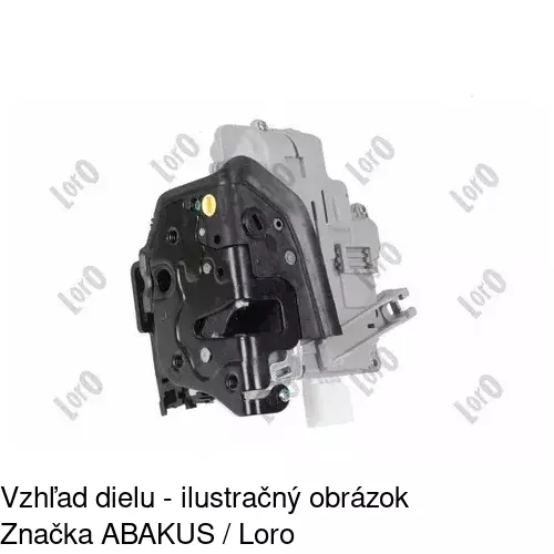 Vnútorná zámka dverí 6726ZC-3 /POLCAR/ - obr. 3