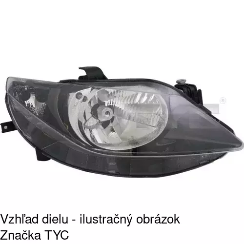 Hlavný reflektor 673209-E /POLCAR/ - obr. 1