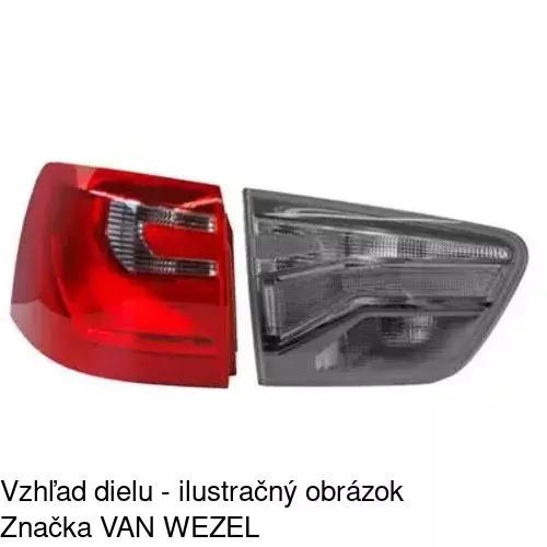 Zadné svetlo 675287-V /POLCAR/