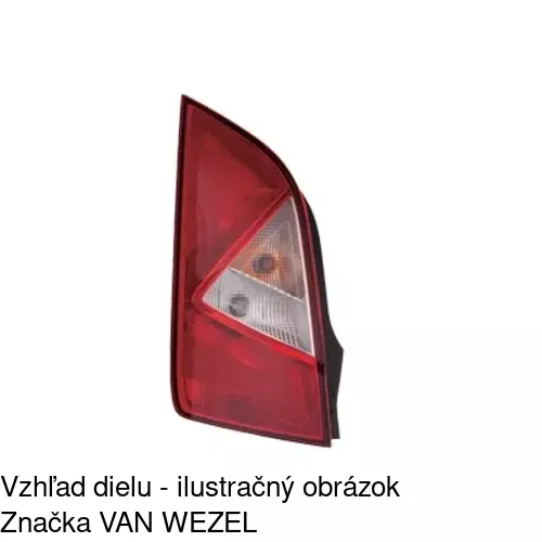 Zadné svetlo 67A187-E /POLCAR/ - obr. 2