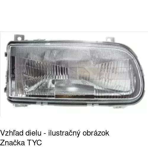 Hlavný reflektor 6910090E /POLCAR/ - obr. 3