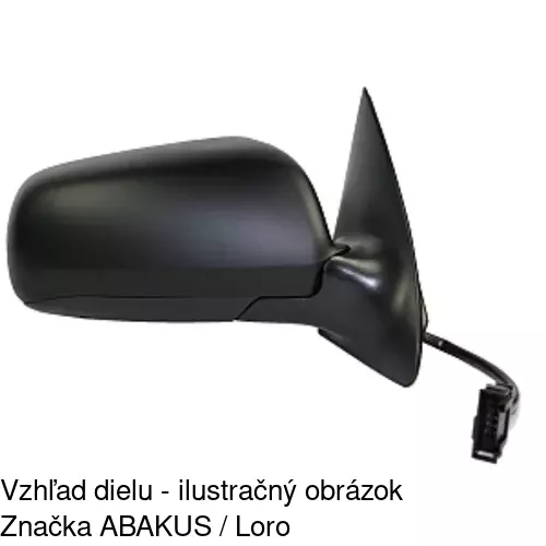 Vonkajšie zrkadlo 6913524M /POLCAR/ - obr. 2