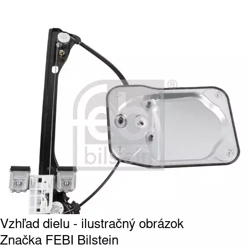 Mechanizmus sťahovania okna elektrický bez motora 6915PSG2 /POLCAR/ - obr. 3