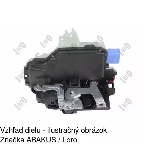 Vnútorná zámka dverí 6915ZC-2 /POLCAR/ - obr. 3