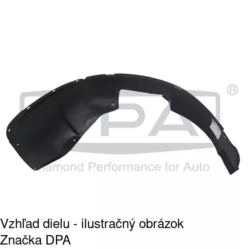 Podblatník (plast) 6920FL-1 /POLCAR/ - obr. 1