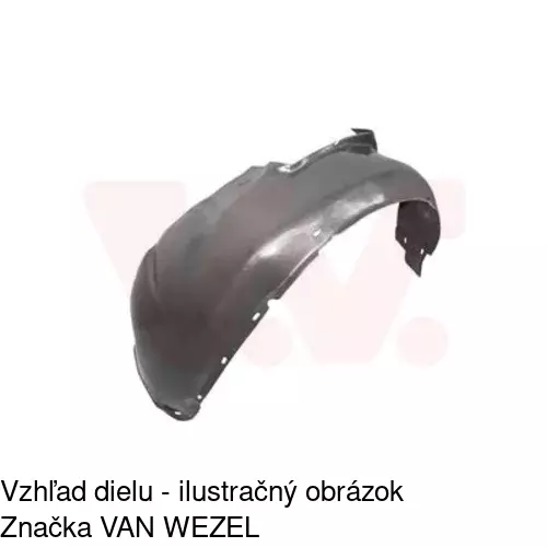 Podblatník (plast) 6920FL1Q /POLCAR/ - obr. 2