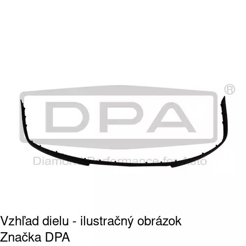Lišta nárazníka 6921072J /POLCAR/ - obr. 1