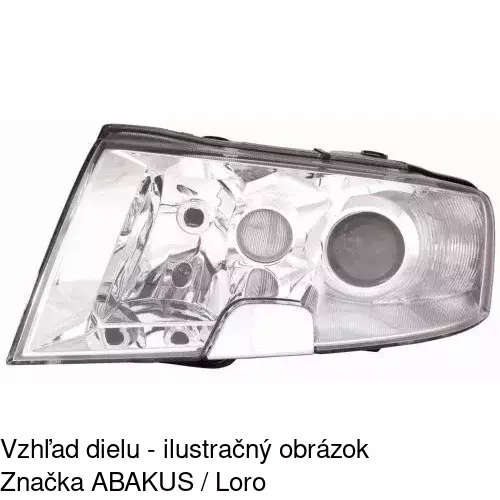 Hlavný reflektor POLCAR 6925102E