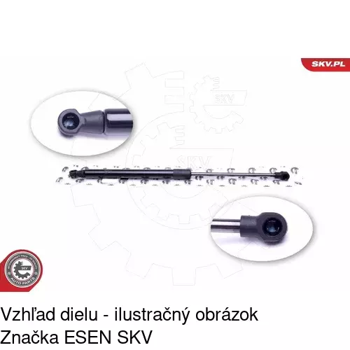 Plynová pružina 6926AB1 /POLCAR/ - obr. 3