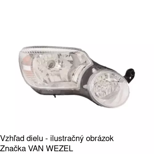 Hlavný reflektor 693510-U /POLCAR/ - obr. 3