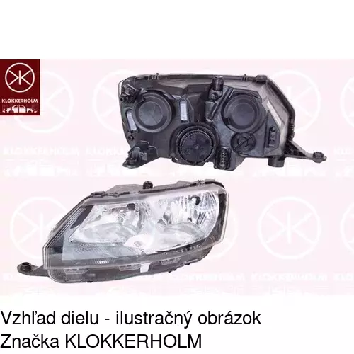 Hlavný reflektor 69B110-V /POLCAR/ - obr. 2