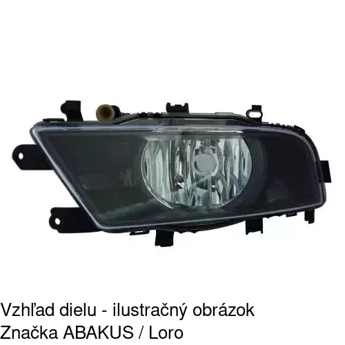 Hmlové svetlo - predné 69D129-E /POLCAR/ - obr. 3