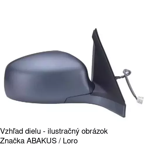 Vonkajšie zrkadlo 7423514M /POLCAR/ - obr. 2