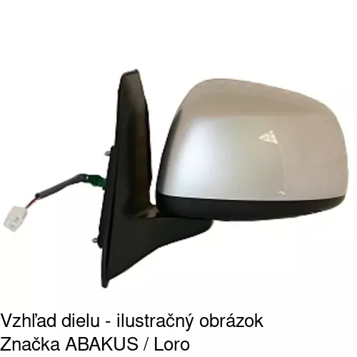 Vonkajšie zrkadlo 7435521M /POLCAR/ - obr. 3