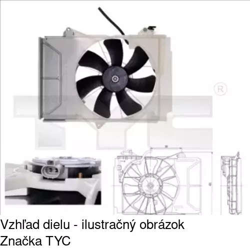 Ventilátory chladičov 810323W5 /POLCAR/ - obr. 1