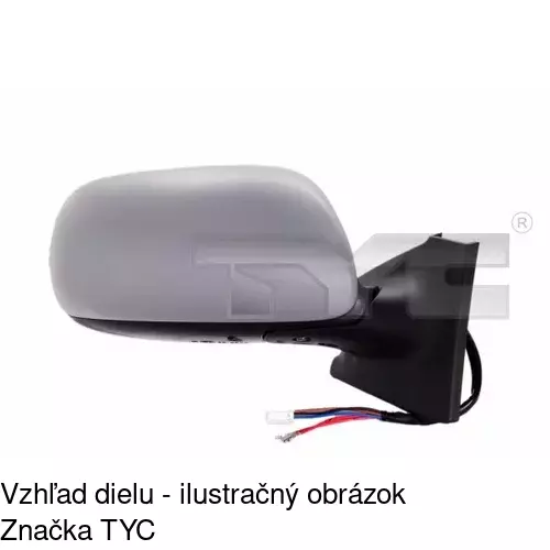 Vonkajšie zrkadlo 8105514E /POLCAR/ - obr. 2
