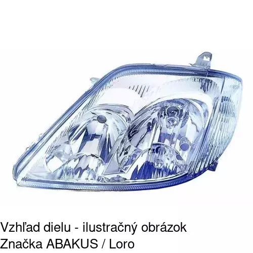 Hlavný reflektor 8114094E /POLCAR/ - obr. 2