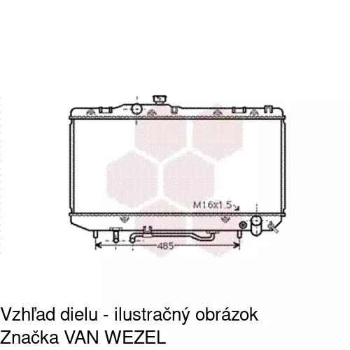 Chladiče vody 812108-2 /POLCAR/ - obr. 2