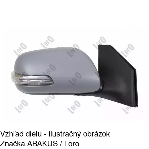 Vonkajšie zrkadlo 8126524E /POLCAR/ - obr. 1
