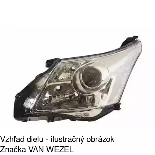 Hlavný reflektor 8127090E /POLCAR/ - obr. 3