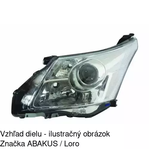 Hlavný reflektor 8127100E /POLCAR/ - obr. 2