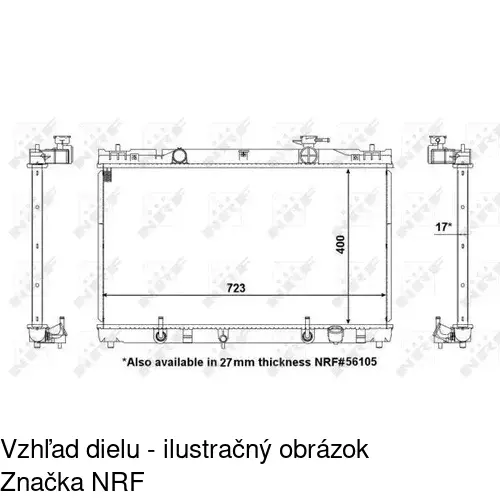 Chladiče vody POLCAR 813608-1